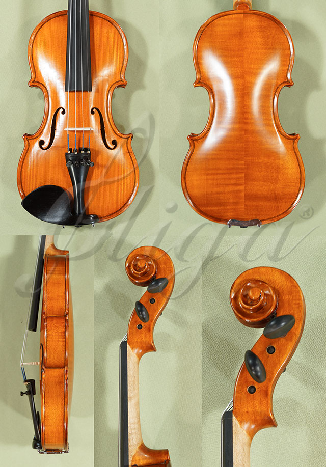 Antiqued 1/4 School GENIAL 1-Oil Violin  * Code: C8468