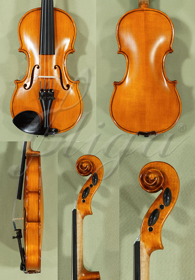 Antiqued 1/4 School GENIAL 1-Oil Violin  * Code: C8469
