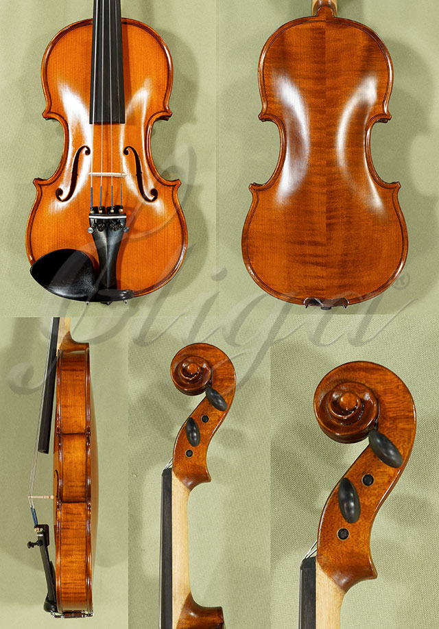 Antiqued 1/4 School GENIAL 1-Oil Violin  * Code: C8470