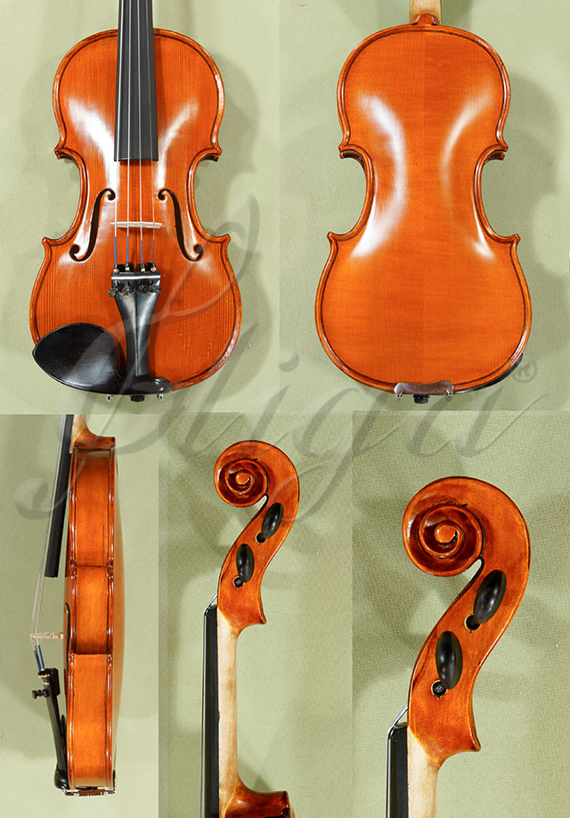 Antiqued 1/4 School GENIAL 1-Oil Violin  * Code: C8472