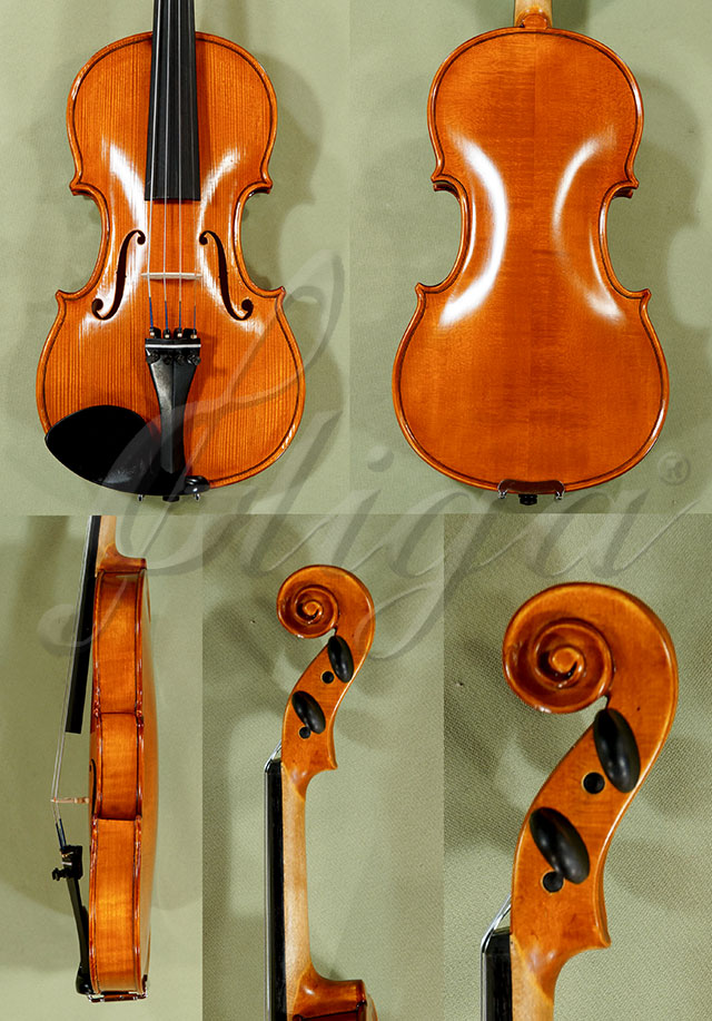 Antiqued 1/2 School GENIAL 1-Oil Violin  * Code: C8533