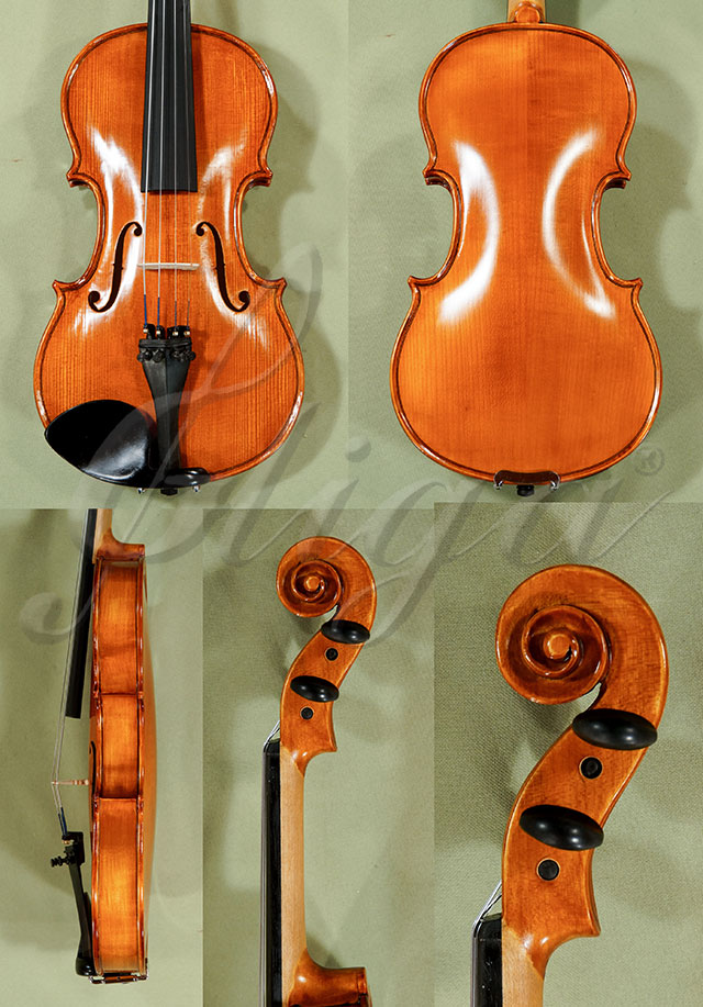 Antiqued 1/2 School GENIAL 1-Oil Violin  * Code: C8538