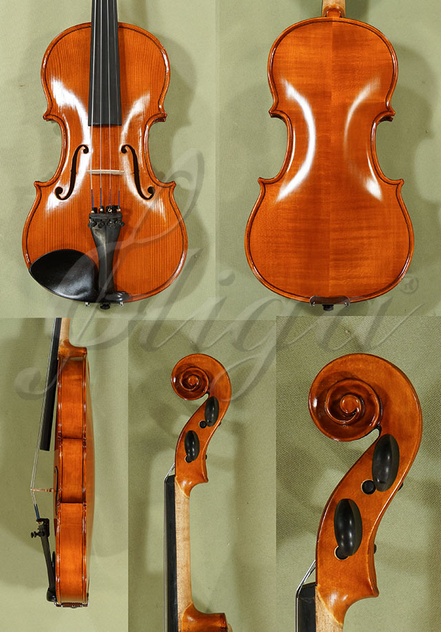 Antiqued 1/2 School GENIAL 1-Oil Violin  * Code: C8539