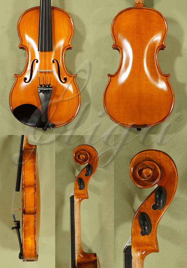 Antiqued 1/2 School GENIAL 1-Oil Violin  * Code: C8542