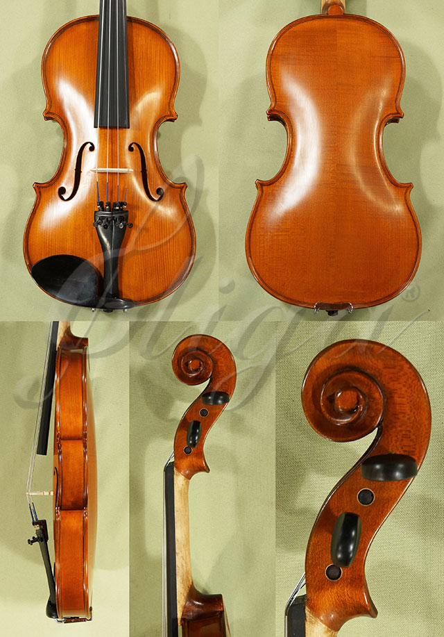 Antiqued 7/8 School GENIAL 1-Oil Violin  * Code: C8649
