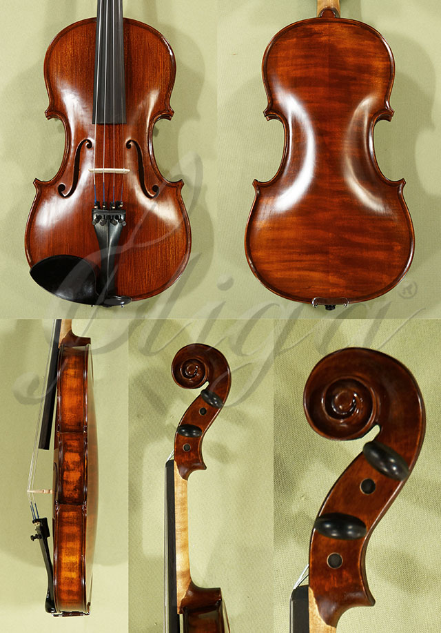 Stained Antiqued 4/4 School GENIAL 1-Oil Violin  * Code: C8717
