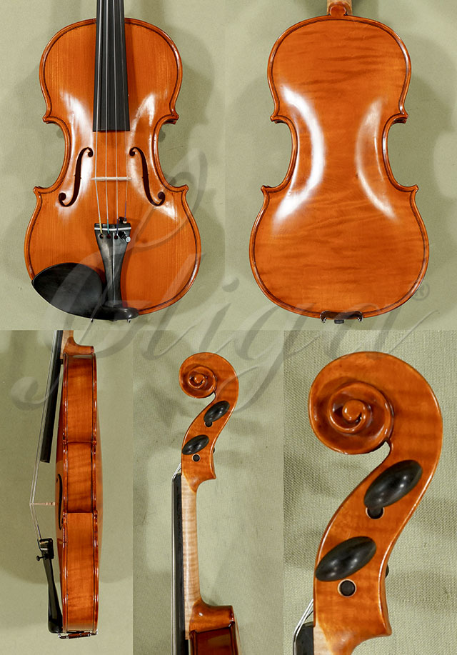 Antiqued 1/2 WORKSHOP GEMS 1 One Piece Back Violin  * Code: C8959