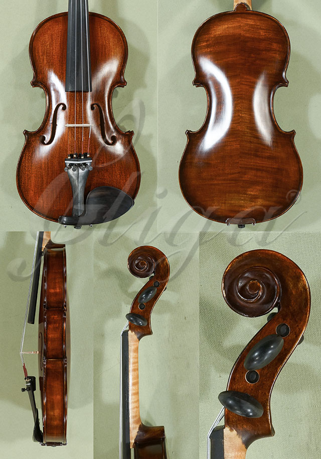 Stained Antiqued 1/2 Student GEMS 2 Left Handed Violin  * Code: C8963