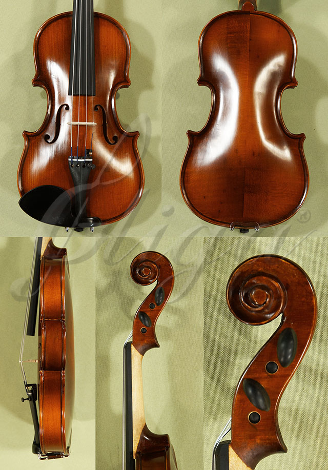 Antiqued 1/8 School GENIAL 1-Oil Violin  * Code: C8977