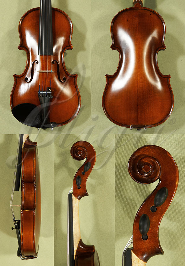 Antiqued 1/8 School GENIAL 1-Oil Violin  * Code: C8979