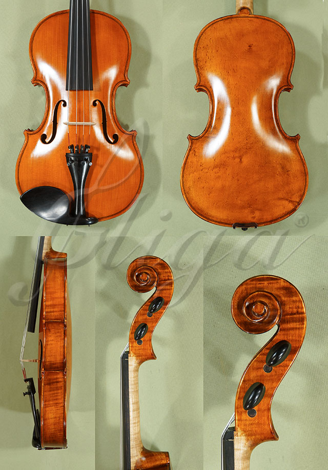 Antiqued 15" Student GEMS 2 Birds Eye Maple One Piece Back Viola  * Code: C9120