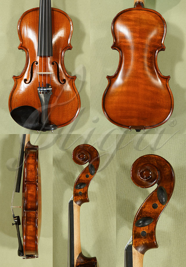 Stained Antiqued 1/8 School GENIAL 1-Oil Violin  * Code: C9220