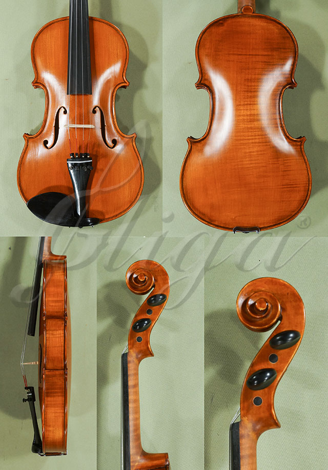 Antiqued 4/4 Student GEMS 2 One Piece Back Violin Guarneri  * Code: C9605