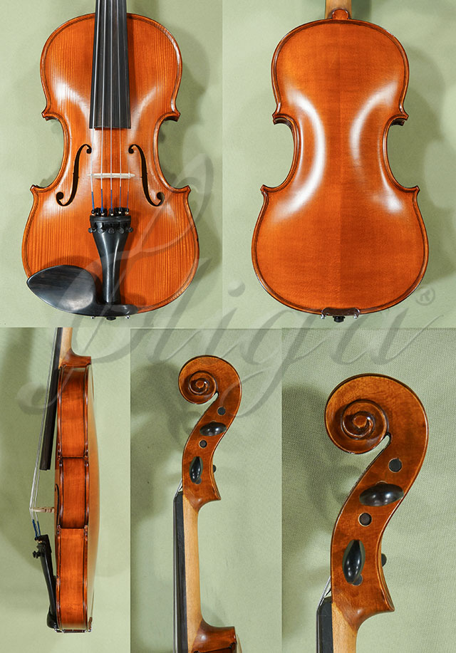 Antiqued 4/4 School 'GENIAL 1-Oil' Five Strings Violin * Code: C9739