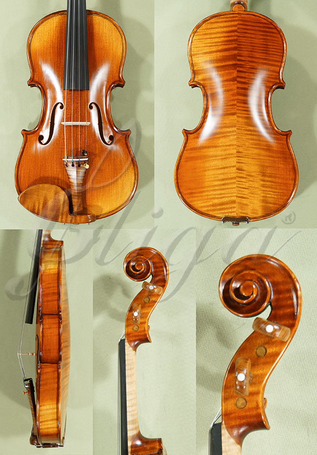 Antiqued 3/4 PROFESSIONAL GENOVA 2 Violin  * Code: D0008