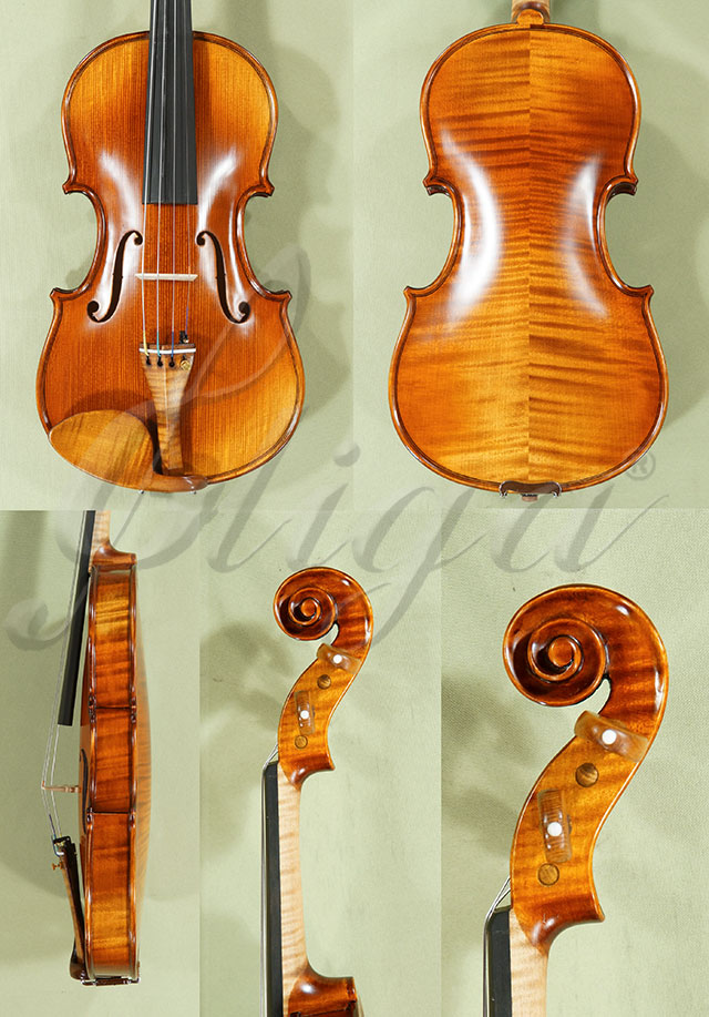 Antiqued 3/4 PROFESSIONAL GENOVA 2 Violin  * Code: D0010
