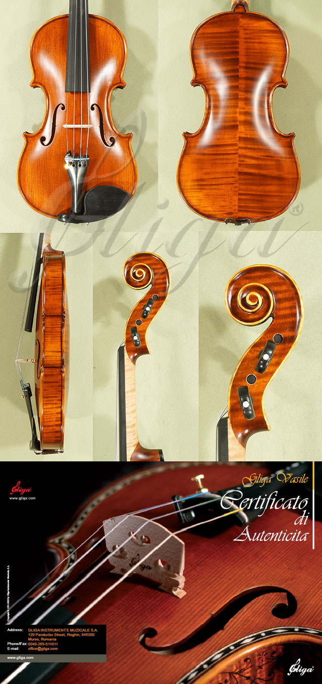 4/4 MAESTRO VASILE GLIGA Left Handed Violin * Code: D0043