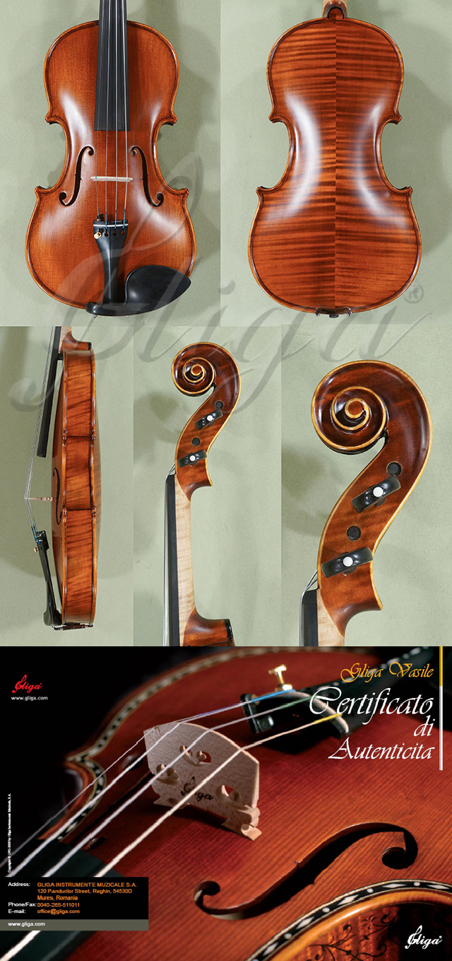 4/4 MAESTRO VASILE GLIGA Left Handed Violin * Code: D0077