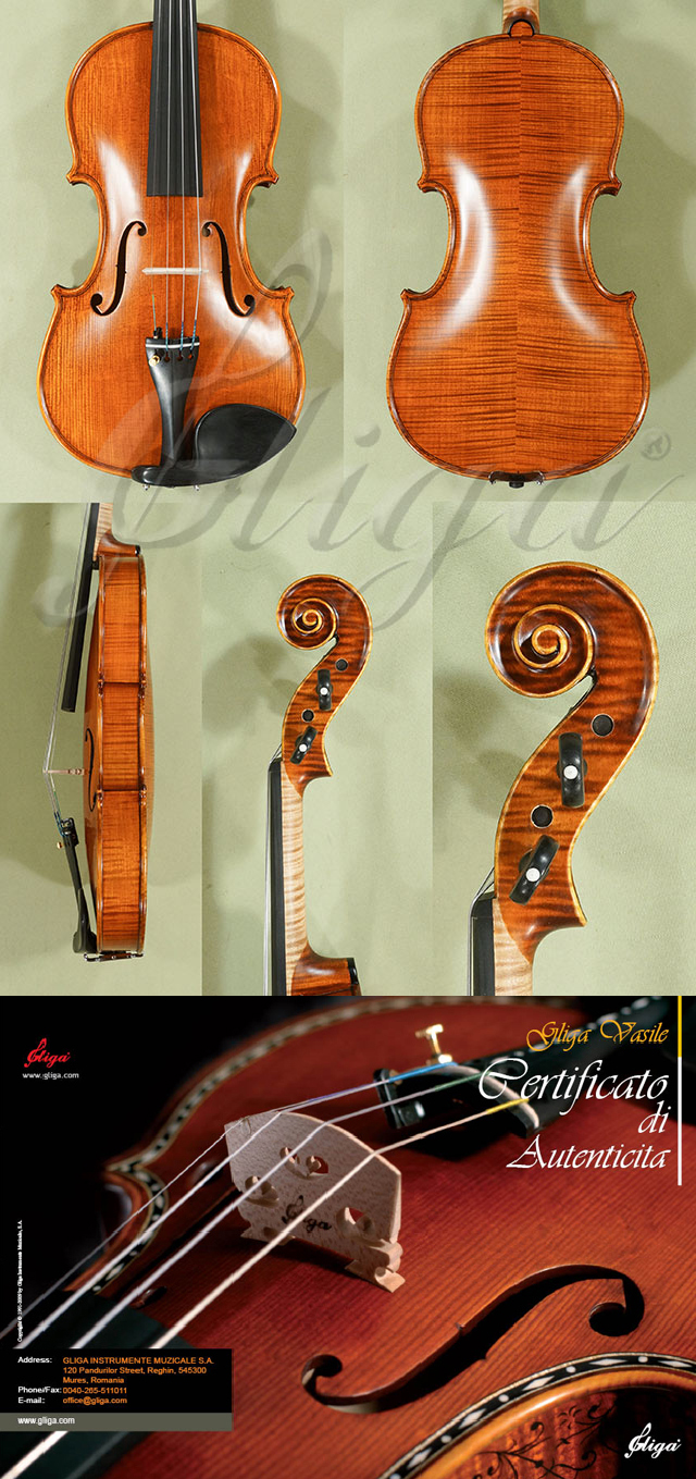 4/4 MAESTRO VASILE GLIGA Left Handed Violin * Code: D0078