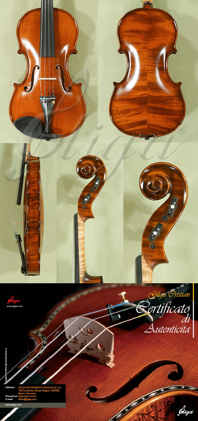 Antiqued 4/4 MAESTRO GLIGA Violin  * Code: D0080