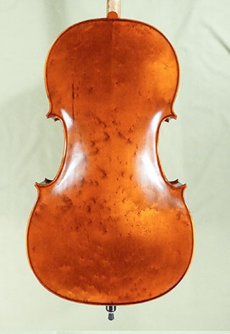 Antiqued 4/4 PROFESSIONAL GAMA Birds Eye Maple Cellos * GC7785