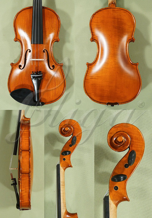 Antiqued 4/4 Student GEMS 2 Birds Eye Maple One Piece Back Violin * Code: D0309