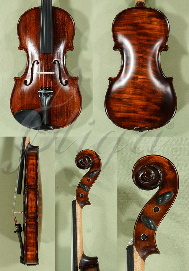 Stained Antiqued 4/4 Student 'GEMS 2' One Piece Back Violin * Code: D0315