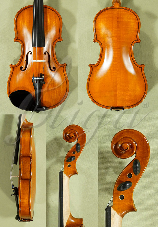 Antiqued 1/8 School GENIAL 1-Oil Violin  * Code: D0406