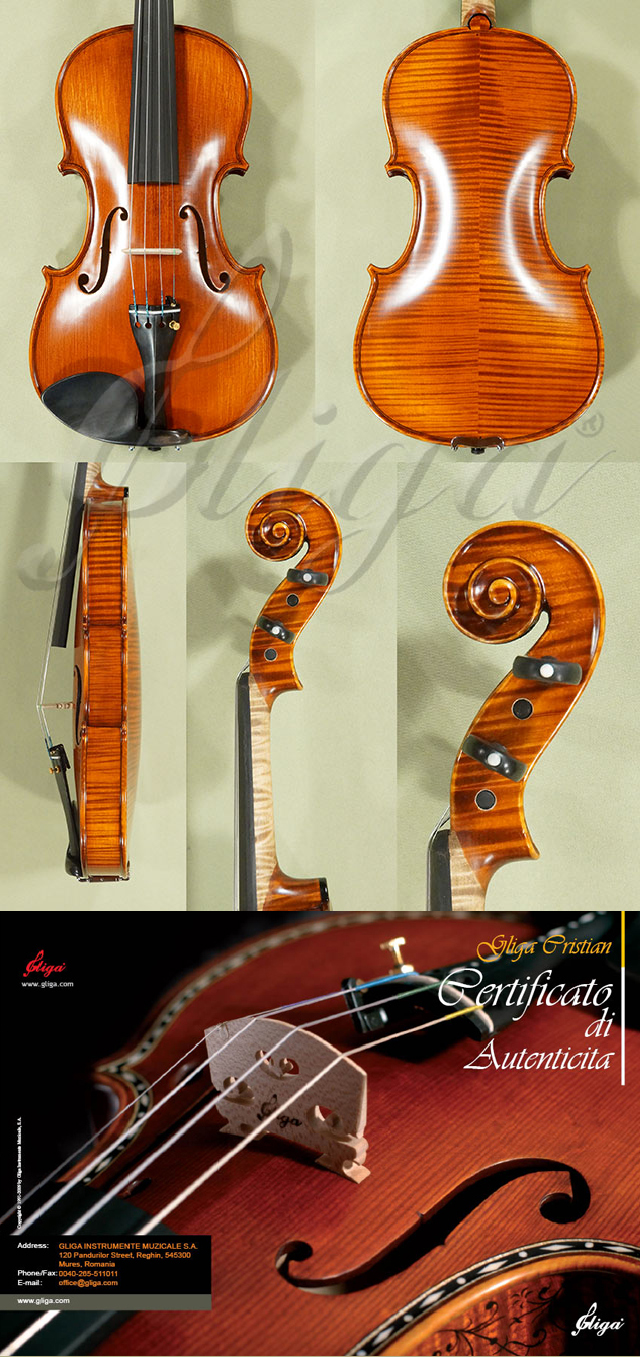 Antiqued 4/4 MAESTRO GLIGA Violin  * Code: D0418