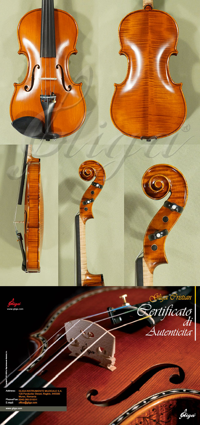Antiqued 4/4 MAESTRO GLIGA Violin  * Code: D0455