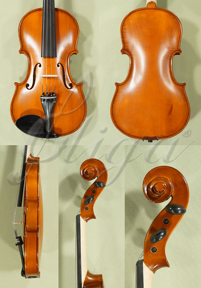 4/4 School GENIAL 1-Oil Special Poplar One Piece Back Violin  * Code: D0463