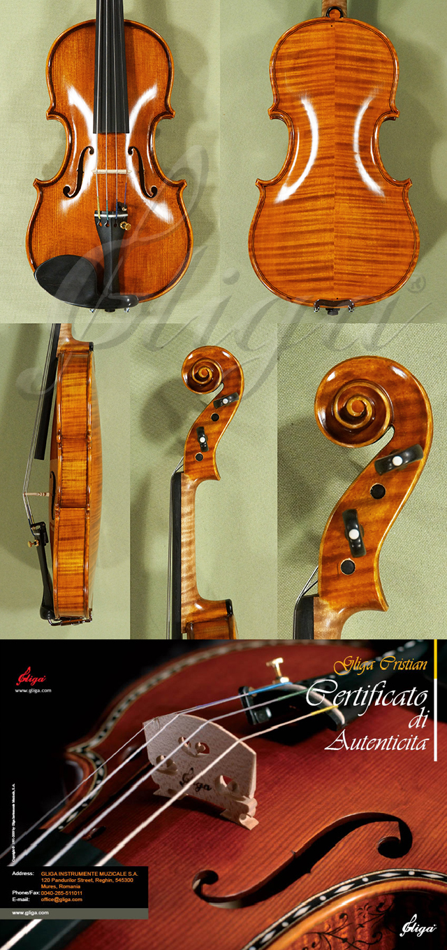 Antiqued 1/8 MAESTRO GLIGA Violin * Code: D0520