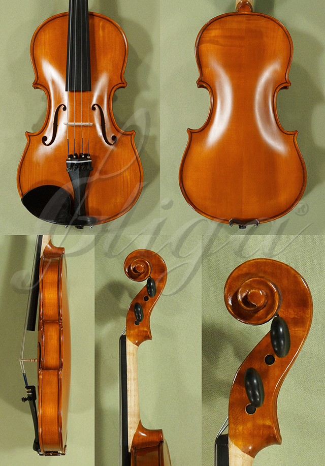 Antiqued 1/2 School GENIAL 1-Oil Violin  * Code: D0529