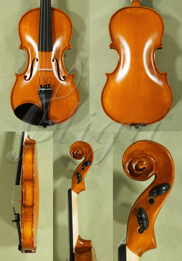 Antiqued 1/2 School GENIAL 1-Oil Violin  * Code: D0533