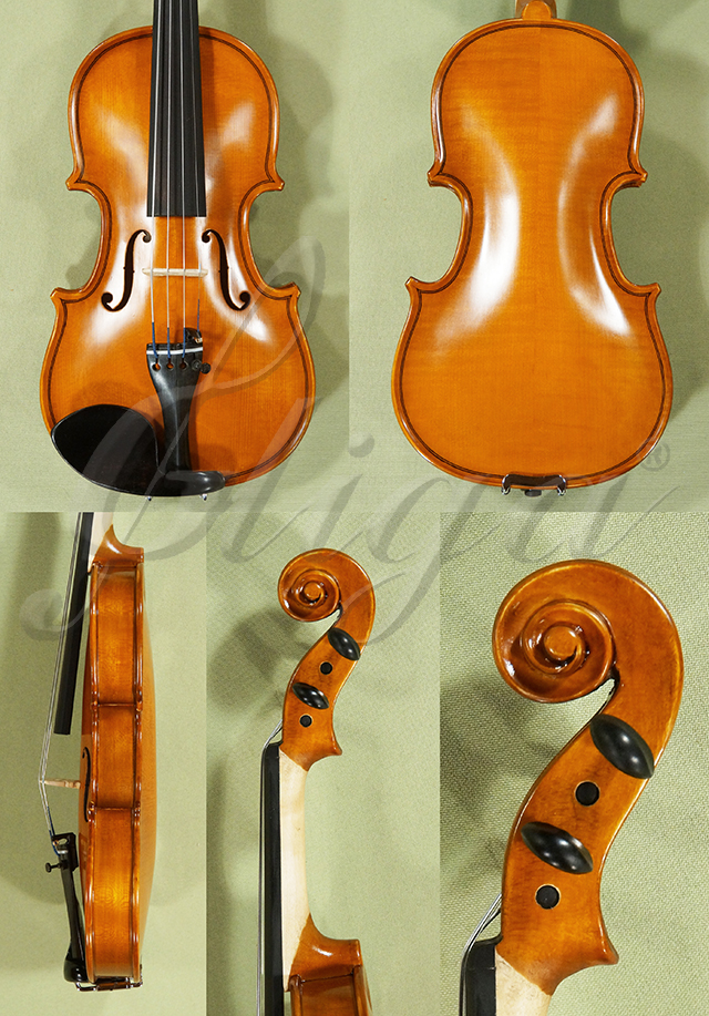Antiqued 1/8 School GENIAL 1-Oil Violin  * Code: D0551
