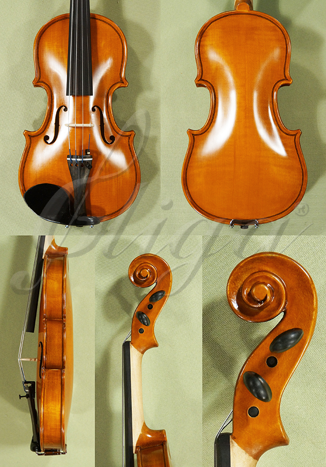 Antiqued 1/8 School GENIAL 1-Oil Violin  * Code: D0552