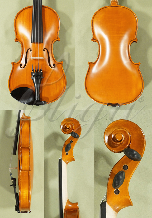 Antiqued 3/4 School GENIAL 1-Oil Special One Piece Back Violin  * Code: D0583