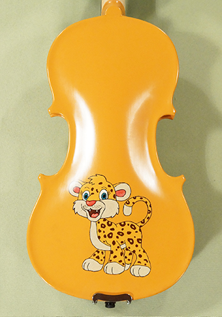 1/2 Student GEMS 2 Orange Leopard Violins * GC7739