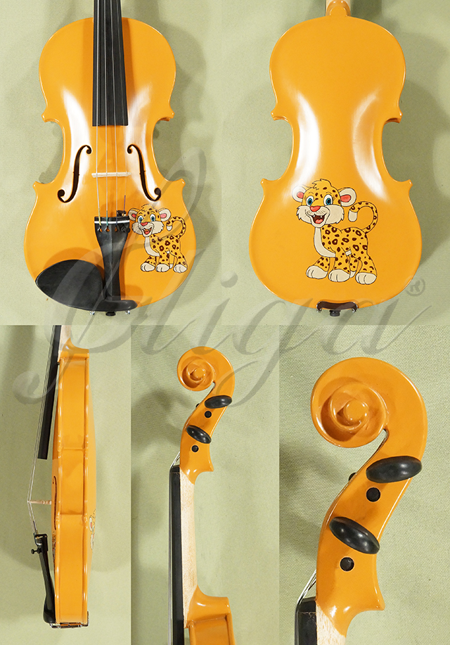 1/2 Student GEMS 2 Orange Leopard Violin * Code: D0637