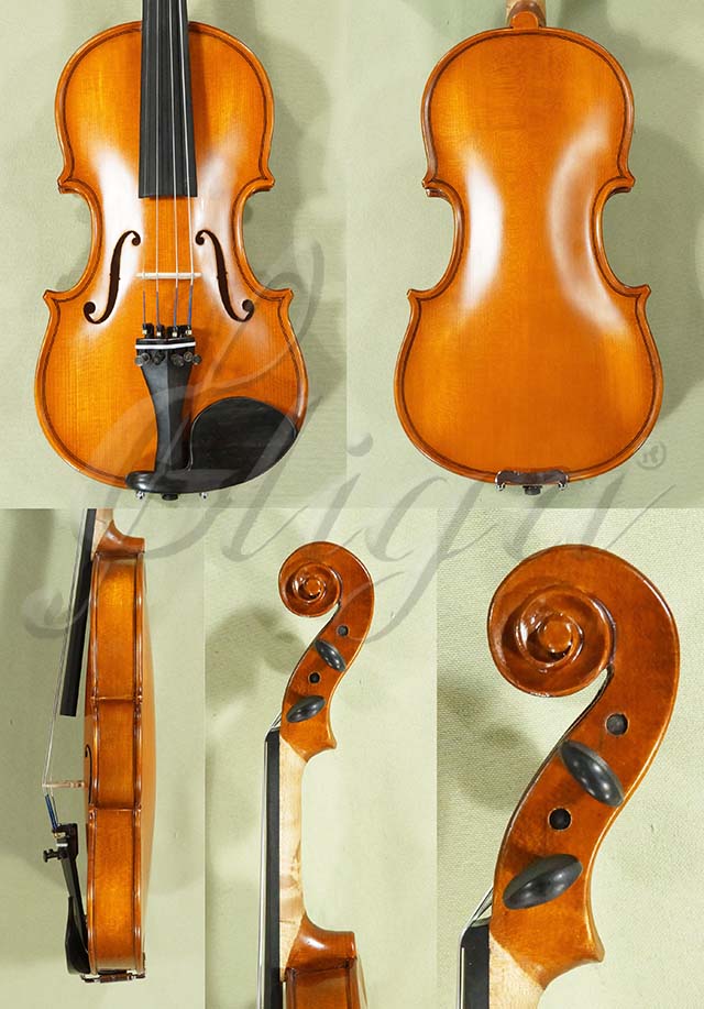 Antiqued 1/4 School GENIAL 1-Oil Left Handed Violin * Code: D0638