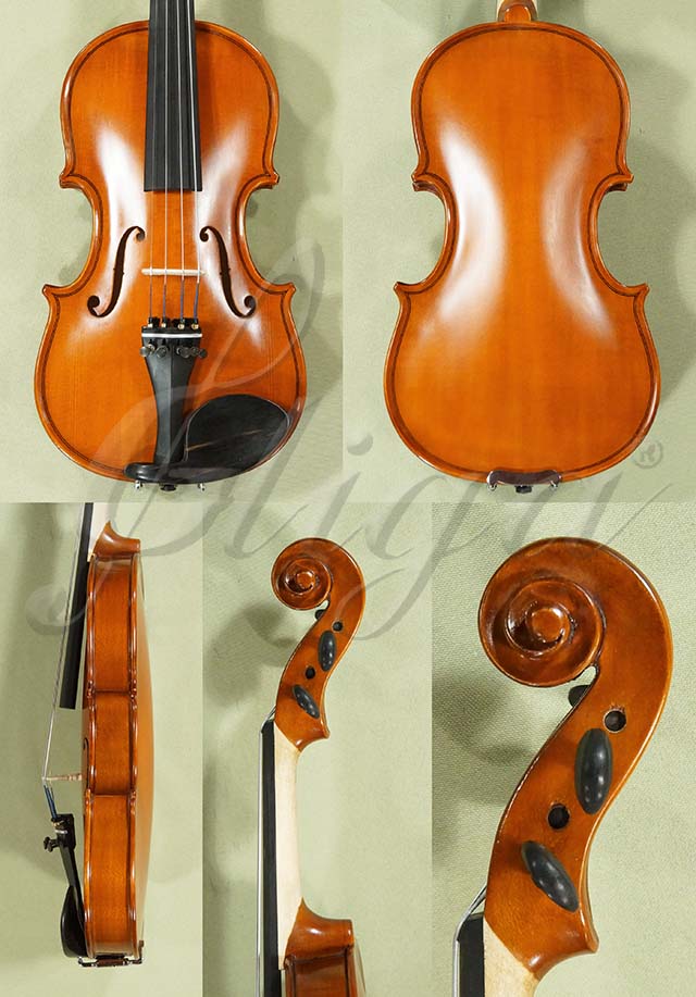 Antiqued 1/4 School GENIAL 1-Oil Violin  * Code: D0639