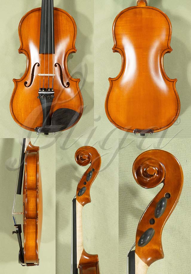 Antiqued 1/4 School GENIAL 1-Oil Left Handed Violin * Code: D0640