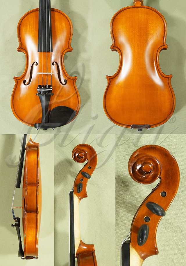 Antiqued 1/4 School GENIAL 1-Oil Left Handed Violin  * Code: D0642