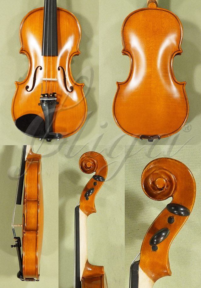 Antiqued 1/4 School GENIAL 1-Oil Violin  * Code: D0698