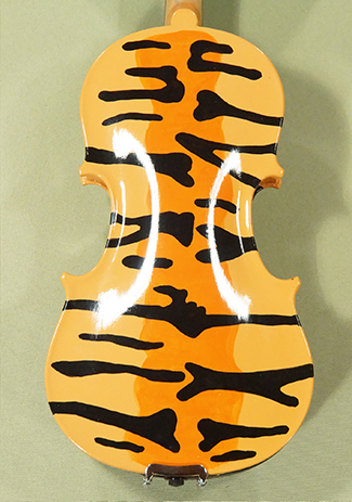 1/8 Student GEMS 2 Orange Tiger Violins * GC7754