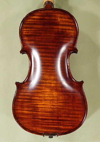 Stained Antiqued 4/4 PROFESSIONAL GAMA Super One Piece Back Violins * GC6588